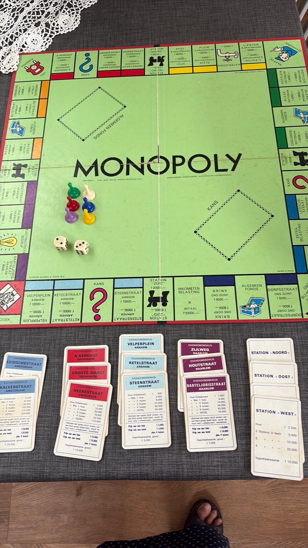 MONOPOLY CLIPPER OPVOUWBAAR HARD BORD, Ophalen of Verzenden, Zo goed als nieuw