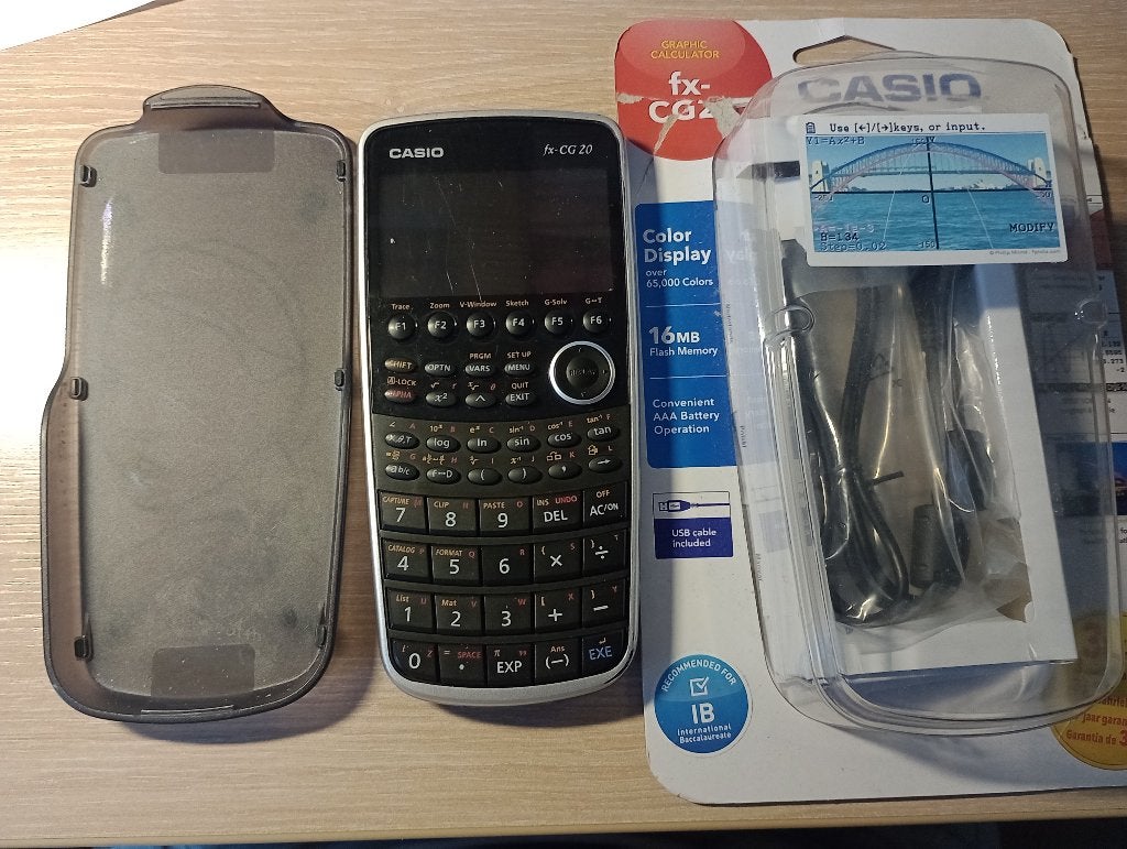 Casio fx-CG20 grafische rekenmachine - KOOPJE !!, Diversen, Rekenmachines, Ophalen of Verzenden, Grafische rekenmachine, Zo goed als nieuw