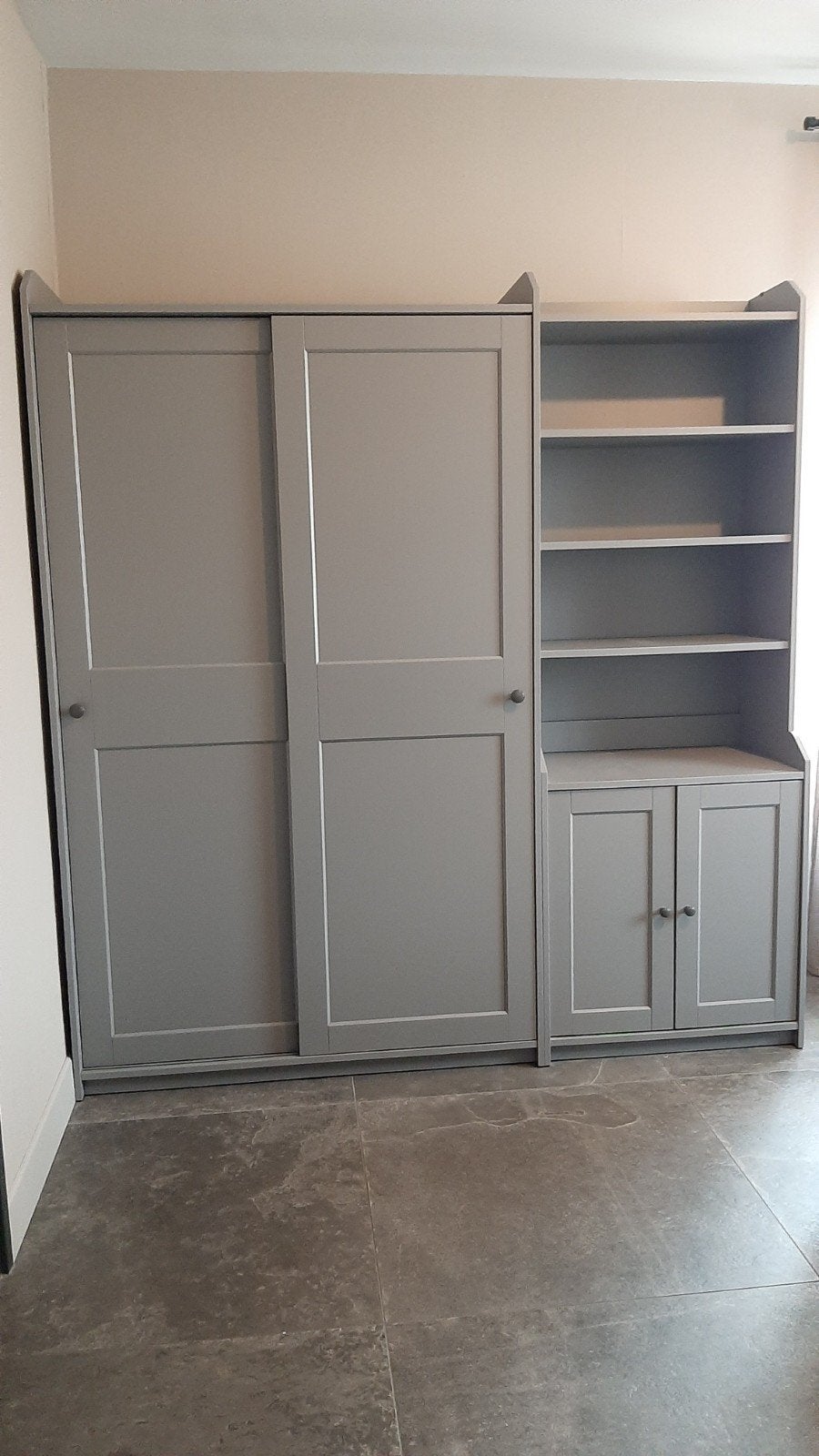 2 IKEA HAUGA kasten, Huis en Inrichting, Ophalen, Gebruikt, 25 tot 50 cm, 150 tot 200 cm