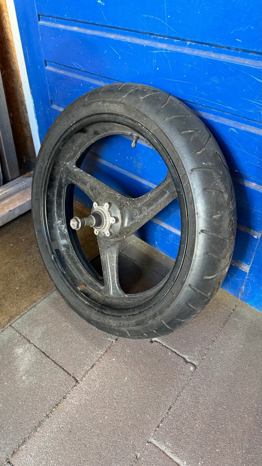 Drop-in ombouwset naar 17inch voorwiel Honda Fireblade 900rr, Ophalen of Verzenden, Gebruikt