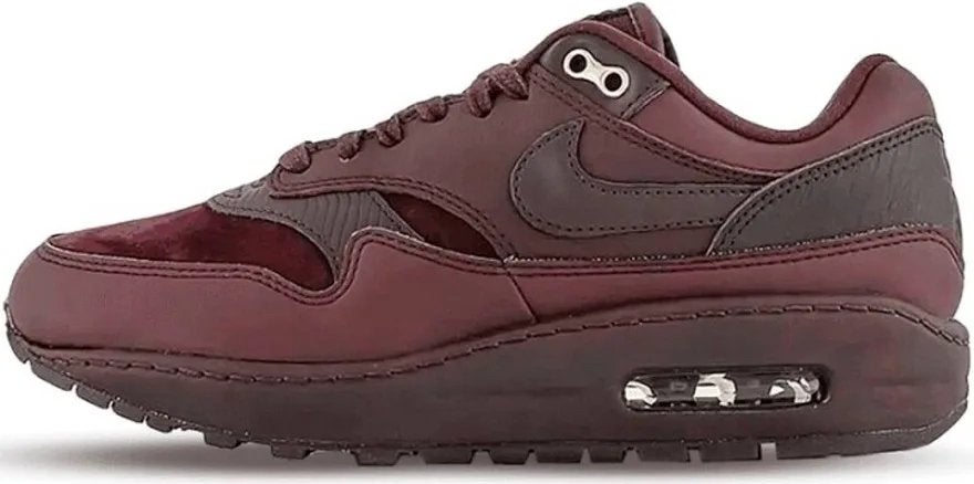 (Nieuw) NIKE AIR MAX 1 ’87 "BURGUNDY CRUSH" - Maat: 39, Nieuw, Ophalen of Verzenden, Sneakers of Gympen, Rood