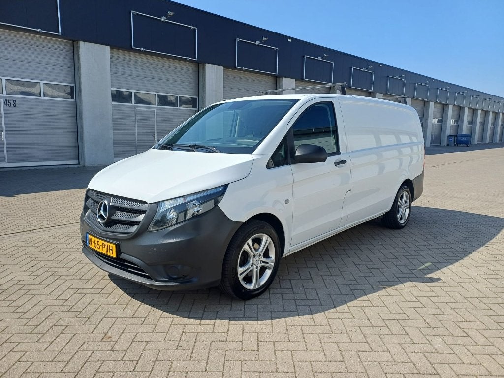 Mercedes-Benz Vito GB 114CDI LANG 136pk , Prijs EXCL. BTW, Auto's, Bestelauto's, Voorwielaandrijving, Wit, Bedrijf, Multifunctioneel stuurwiel