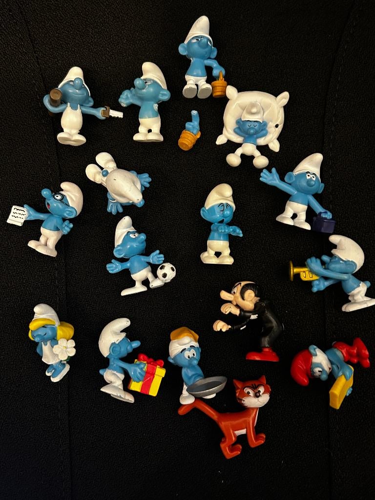 Smurfen, Ophalen of Verzenden, Gebruikt, Verschillende Smurfen, Poppetje, Figuurtje of Knuffel