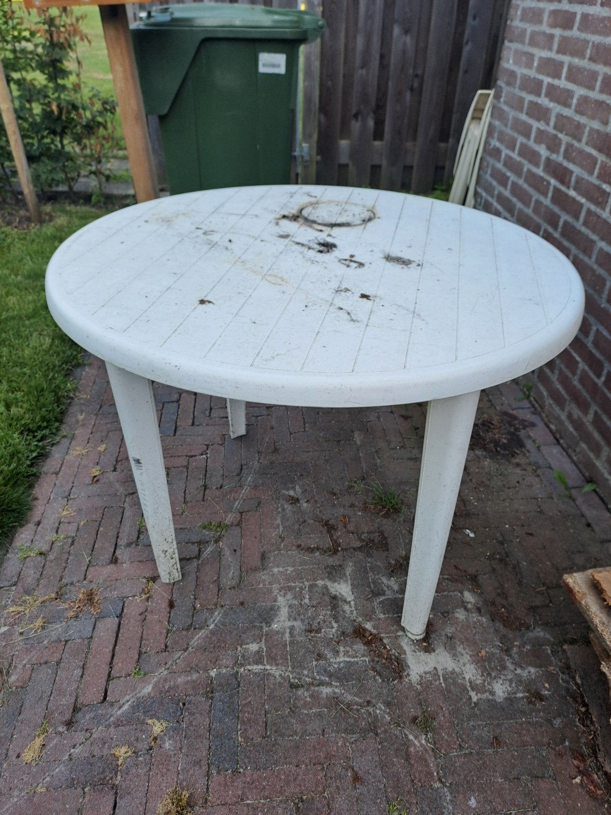 Ronde tafel, Ophalen, Rond, Plastic