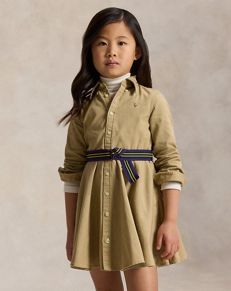 Ralph Lauren zandkleurige chino jurk maat 4, Zo goed als nieuw, Ralph Lauren, Jurk of Rok, Verzenden