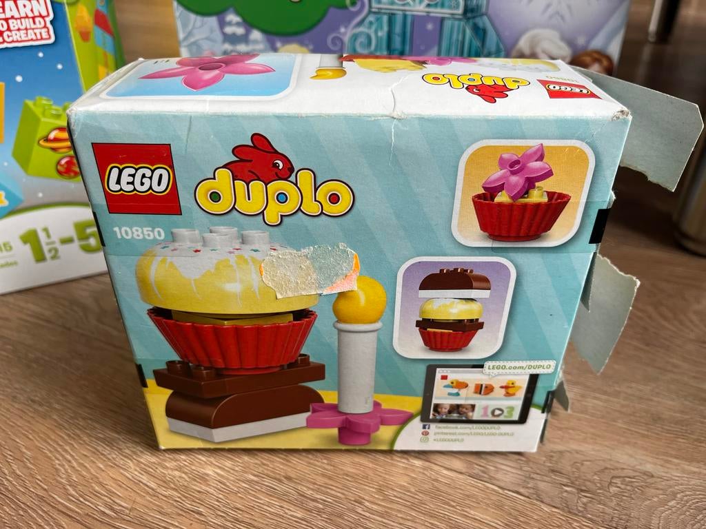 LEGO Duplo Mijn Eerste Cupcake 10850, Ophalen of Verzenden, Gebruikt, Complete set, Duplo