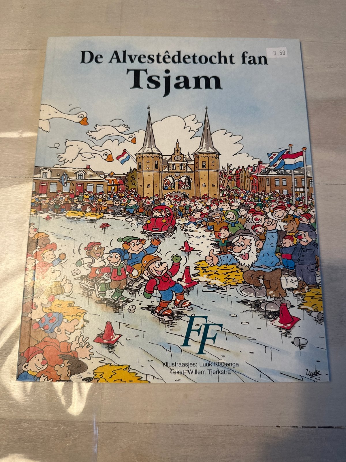 De Alvestêdetocht fan Tsjam - Fries stripboek, Boeken, Stripboeken, Eén stripboek, Ophalen of Verzenden, Zo goed als nieuw