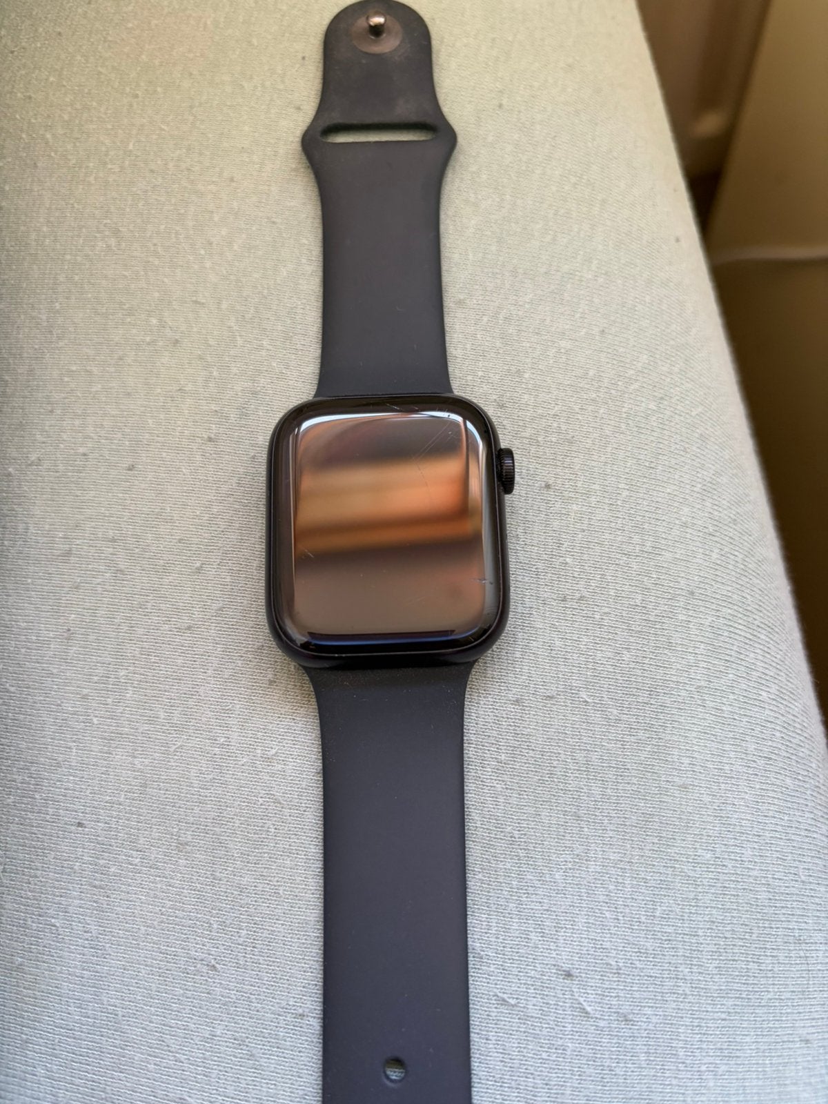 Apple Watch Series 7 45MM Midnight, Sieraden, Tassen en Uiterlijk, Smartwatches, Ophalen of Verzenden, Zo goed als nieuw, Zwart