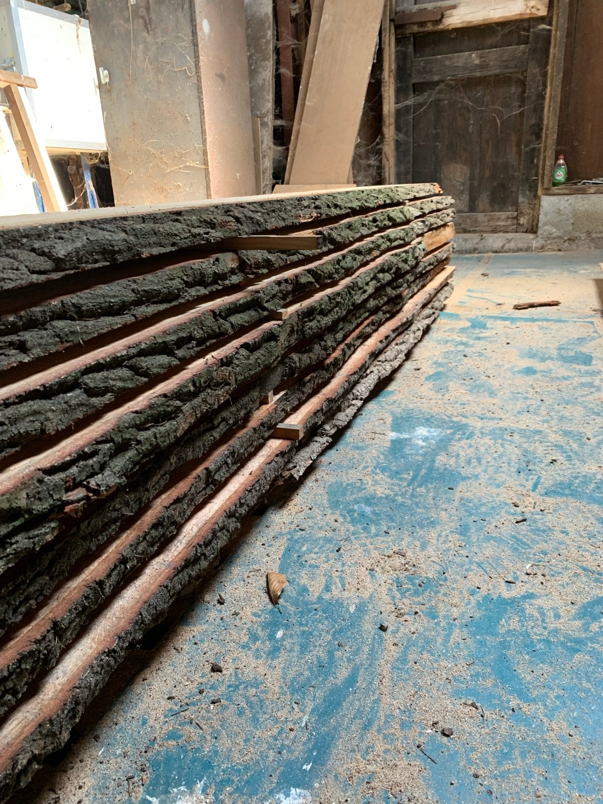 Eiken schaaldelen, Doe-het-zelf en Verbouw, Hout en Planken, Ophalen, 25 tot 50 mm, Eiken, Nieuw