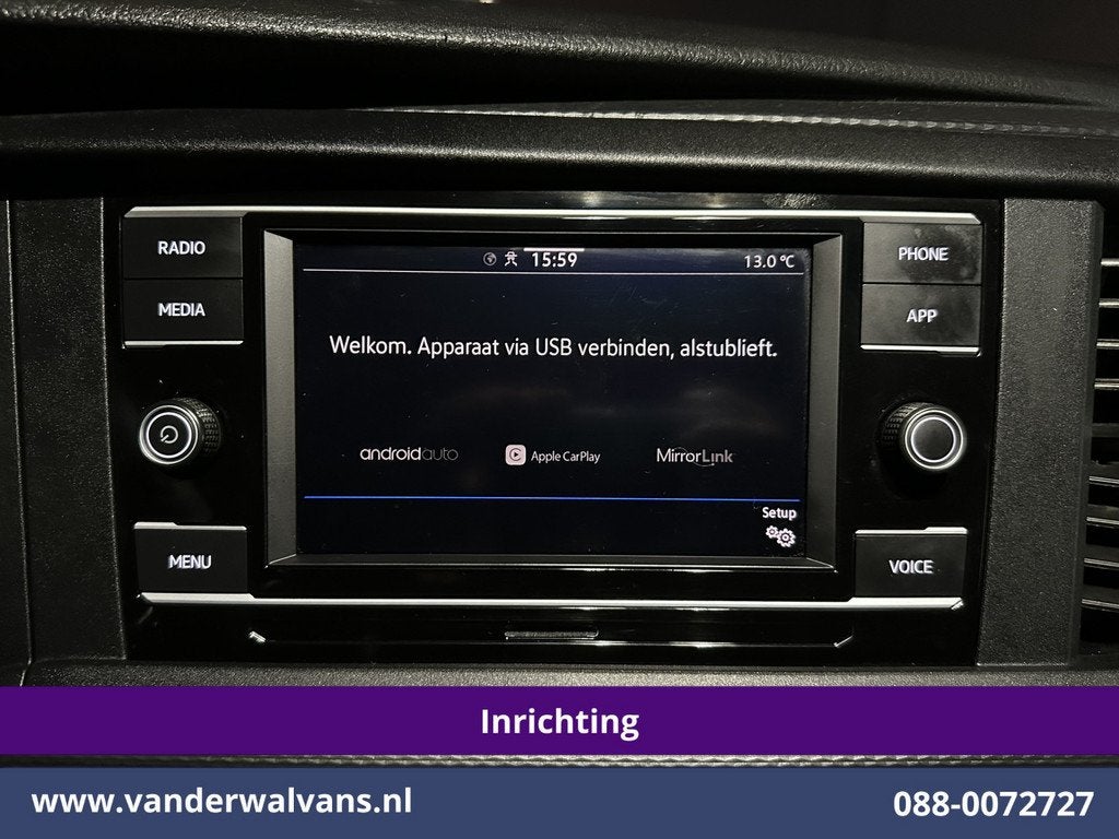 Volkswagen Transporter 2.0 TDI L2H1 inrichting Euro6 Airco |, Voorwielaandrijving, Stof, 4 cilinders, Volkswagen