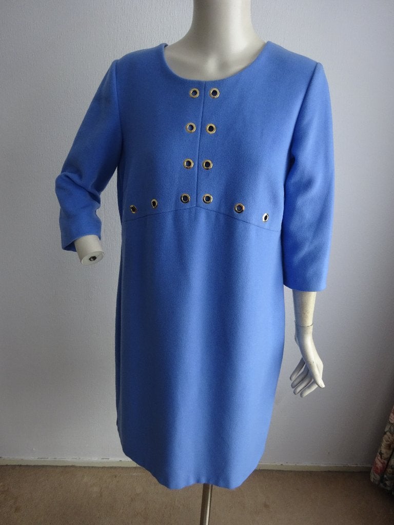 Caroline Biss jurk mt 44, Kleding | Dames, Jurken, Blauw, Maat 42/44 (L), Ophalen of Verzenden, Zo goed als nieuw