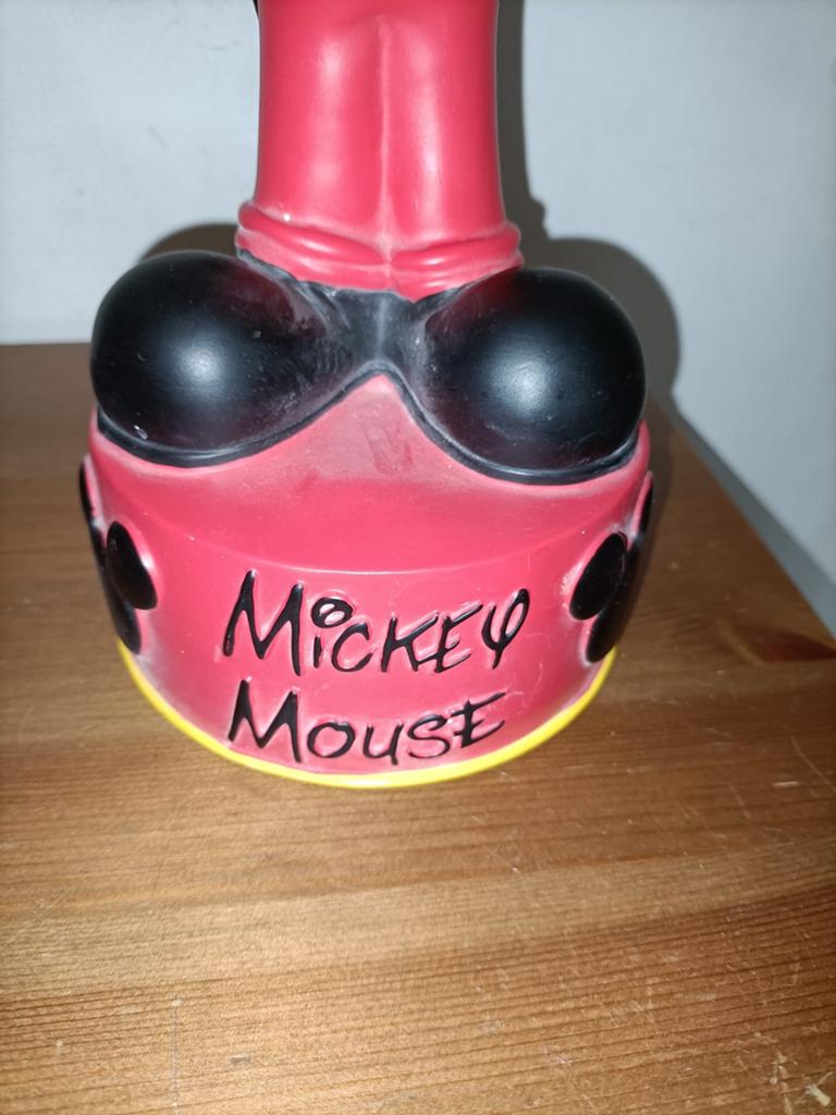 Vintage Mickey Mouse spaarpot, Ophalen of Verzenden, Mickey Mouse, Zo goed als nieuw