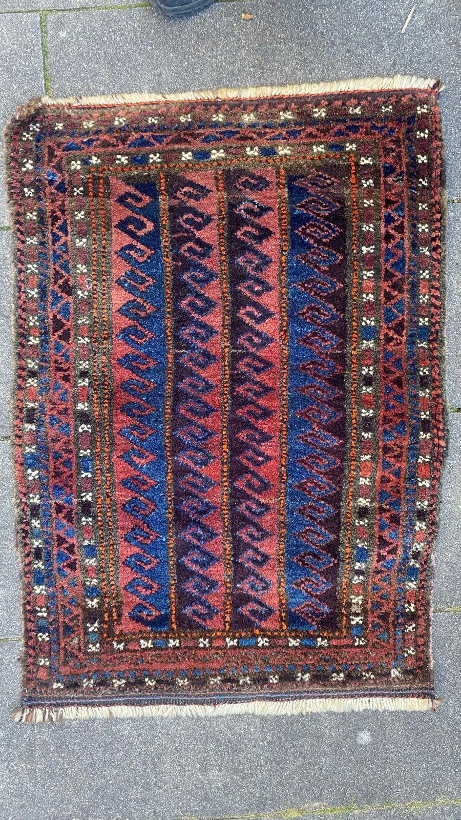 Handgeknoopt Perzisch tapijt - Beloudj Torba (87x64 cm), Ophalen
