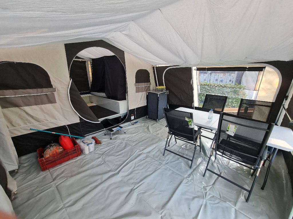 Jamet Arizona All Season (2024) – Super compleet + Luifel, Caravans en Kamperen, Vouwwagens, Ophalen, Antraciet, Aanwezig, Jamet
