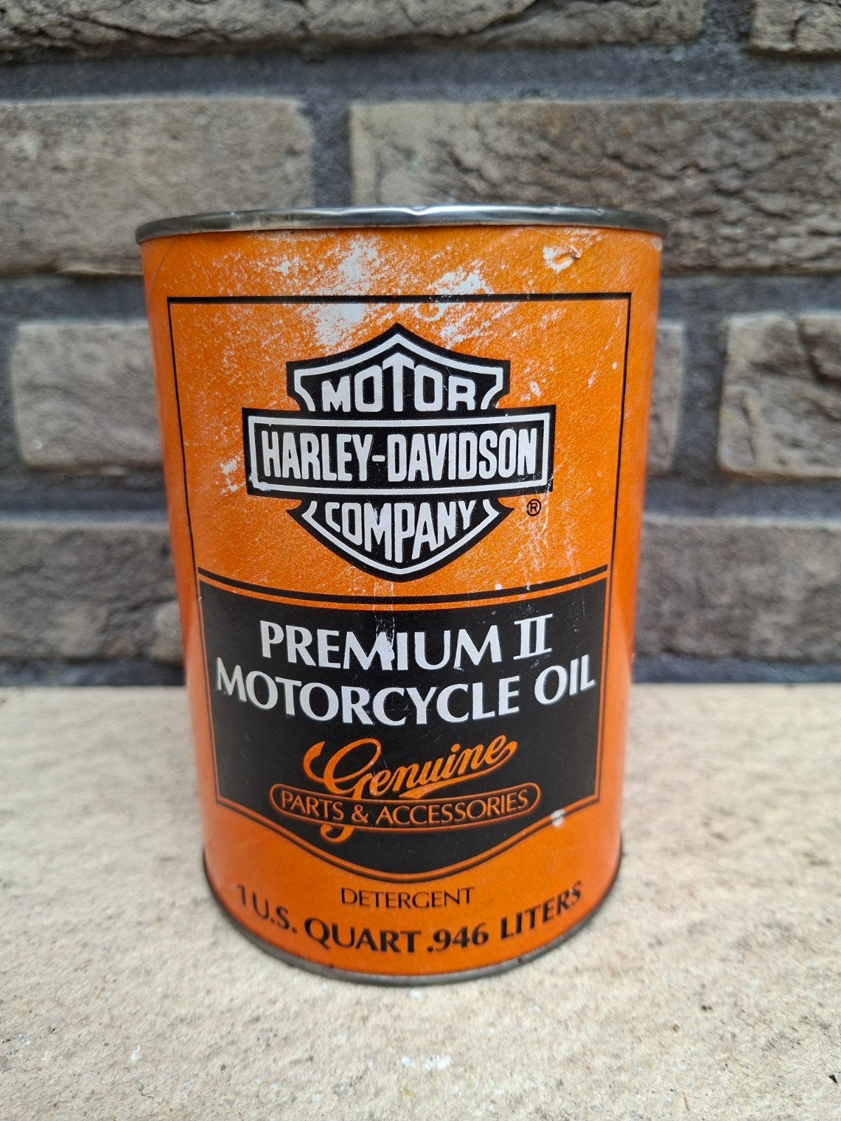 HARLEY DAVIDSON olie blik Premium II (nos), Ophalen of Verzenden, Overige