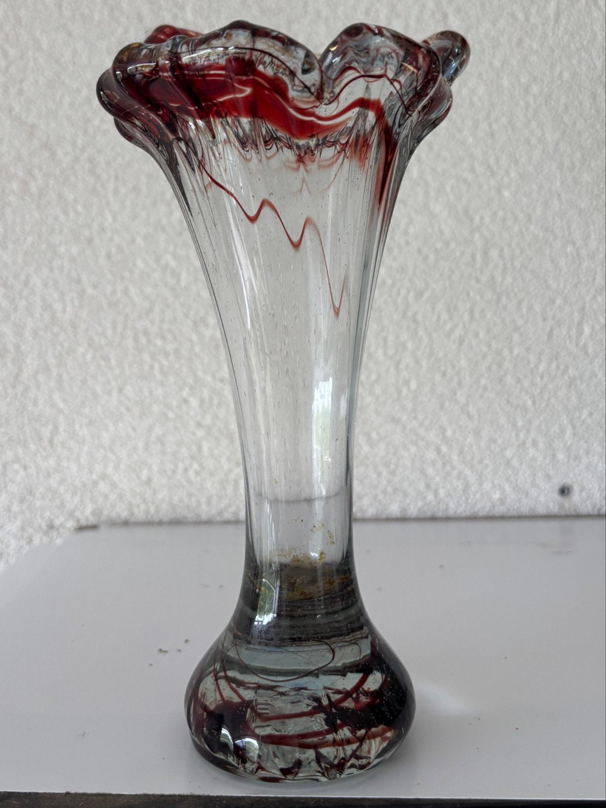 Vintage Murano trompetvaasje, Ophalen of Verzenden
