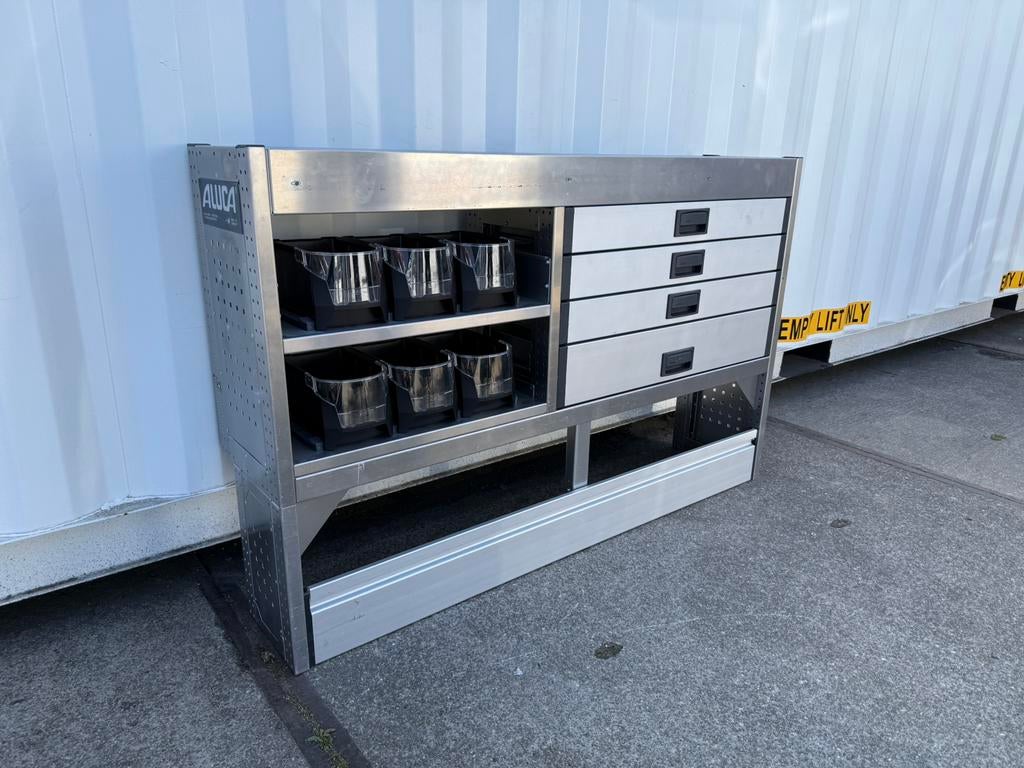 Nieuwstaat aluca bedrijfswagen inrichting, Auto diversen, Auto-accessoires, Ophalen, Zo goed als nieuw