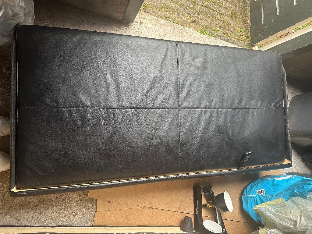 friheten Corner sofa bed Bomstad black, Ophalen of Verzenden, Zo goed als nieuw, Driepersoons, Hoekbank