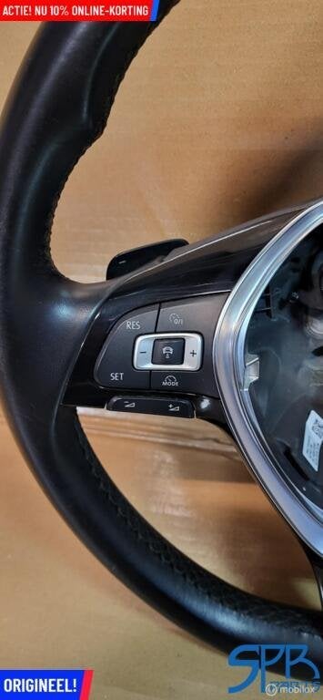 Vw TIGUAN 5NA LEDER STUUR F1 ACC MODE VERWARMD 5TA419091N, Gebruikt, Volkswagen, Ophalen of Verzenden, Volkswagen