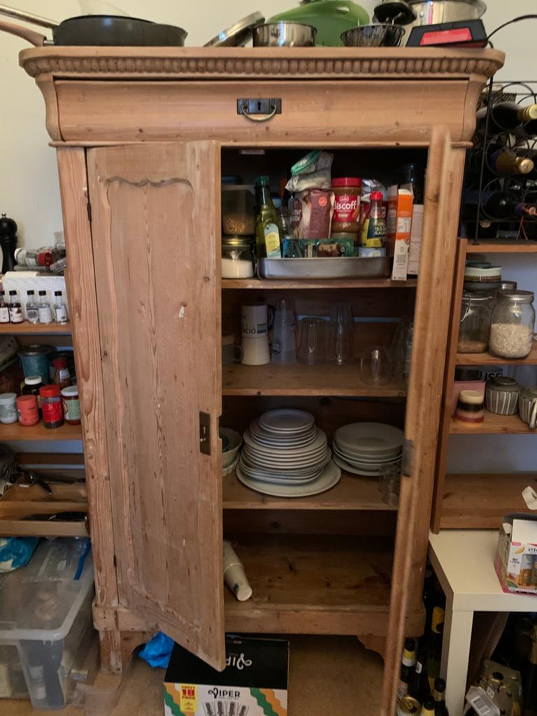 Mooie houten kast, Huis en Inrichting, Kasten | Buffetkasten, Ophalen, 50 tot 100 cm, Zo goed als nieuw, 150 tot 200 cm