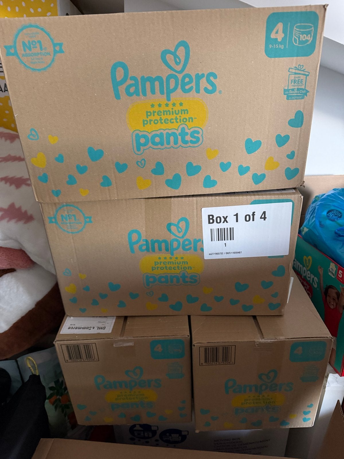 Pampers Premium Protection Pants Maat 4 (9-15kg) - Ongeopend, Ophalen, Nieuw