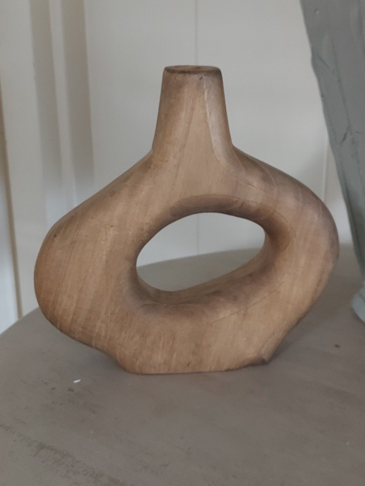 Houten vaasje ornament home bound decoratievaas, Overige materialen, Overige kleuren, Nieuw, Ophalen of Verzenden