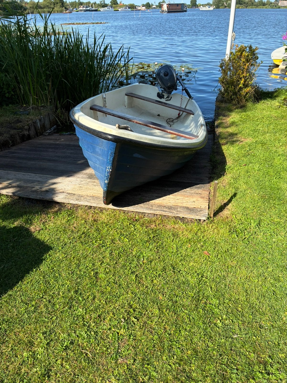 Polyester overnaads Jolletje 3.00 x 1,25 m, Ophalen, Gebruikt, Motor en Techniek, Motorboot