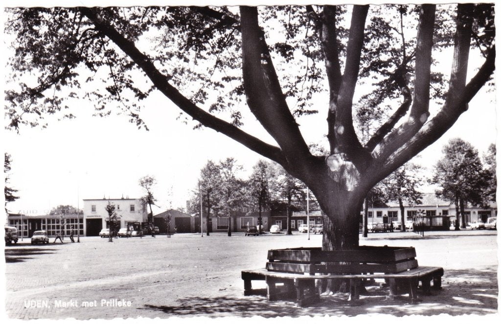 Uden - Markt met Prilleke, Verzenden, 1960 tot 1980, Ongelopen, Noord-Brabant