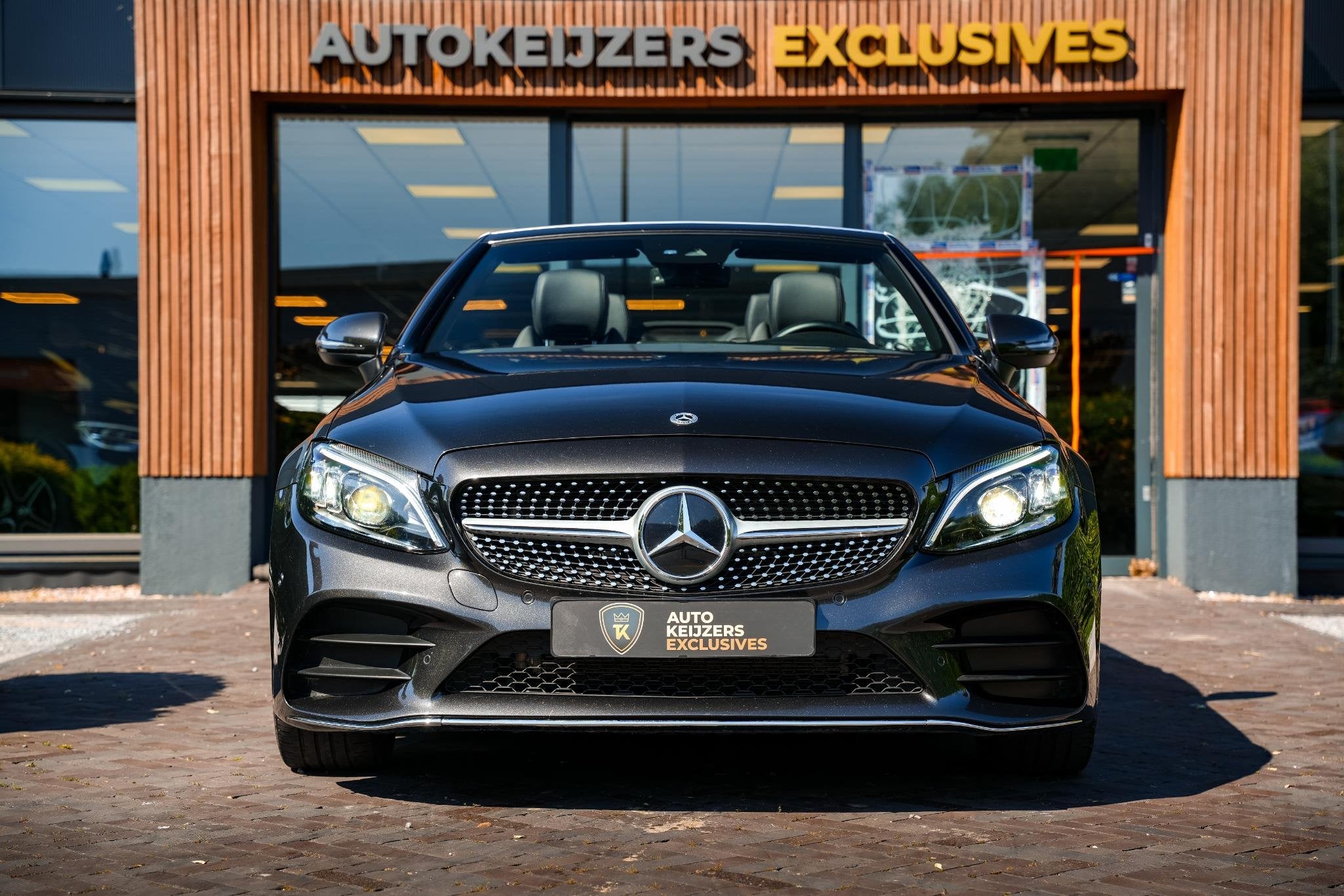 Mercedes-Benz C-klasse Cabrio 200 AMG Line Airscarf Burmeste, Auto's, Automaat, Euro 6, 4 cilinders, Cabriolet