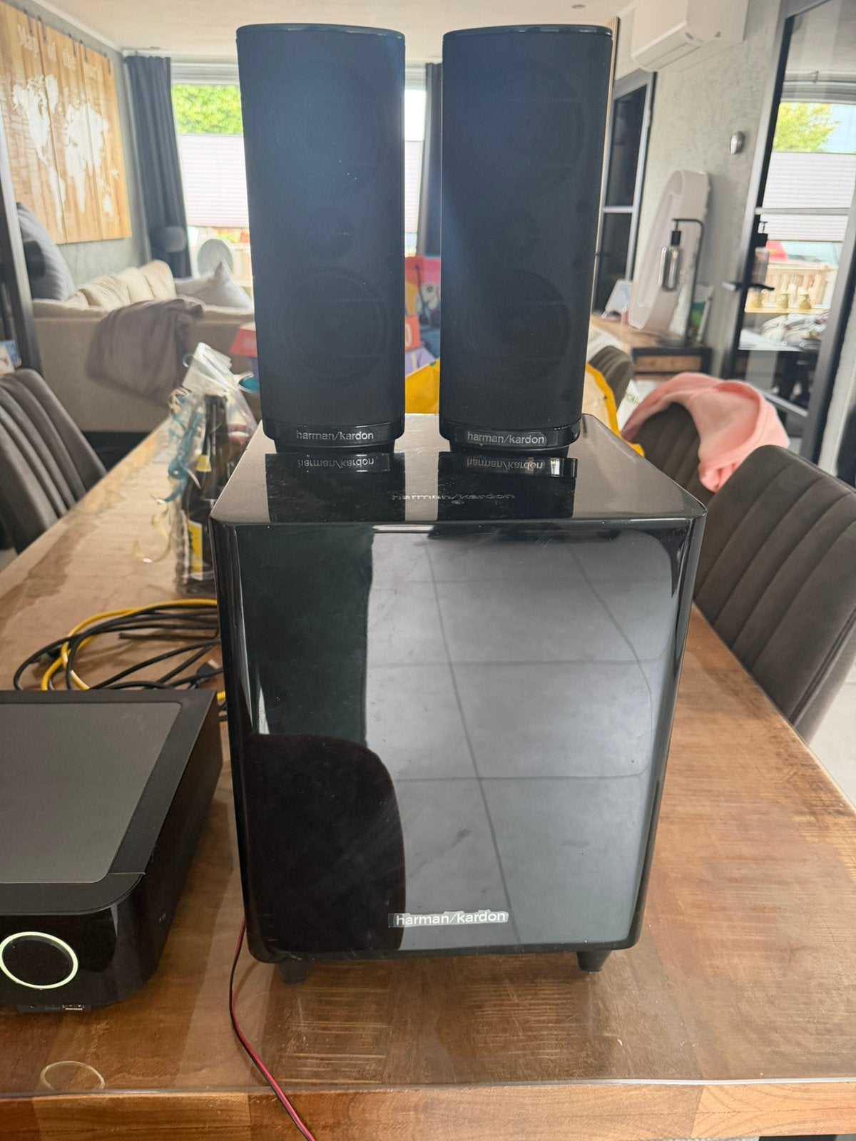 Harman Kardon actieve subwoofer HKTS 210sub230, Ophalen of Verzenden, Zo goed als nieuw, Subwoofer, Overige merken