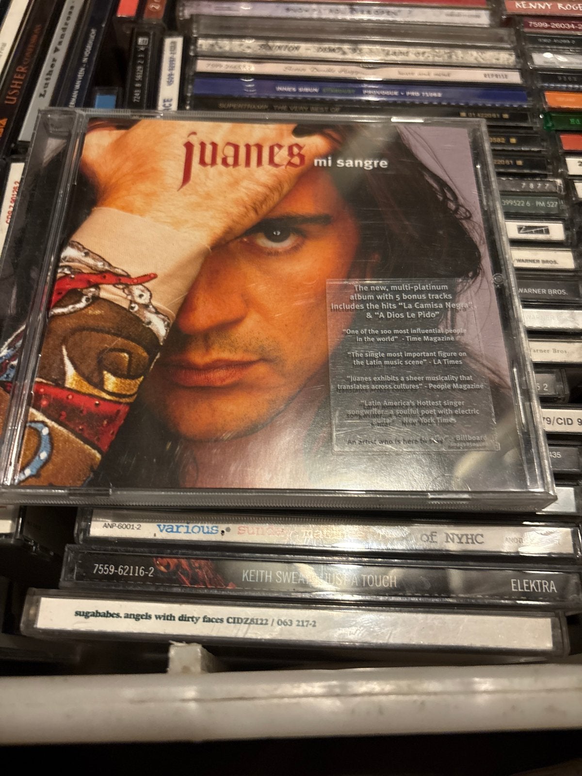 Juanes - Mi Sangre CD (met bonus tracks), Ophalen of Verzenden, Gebruikt, Album, Met bonustracks