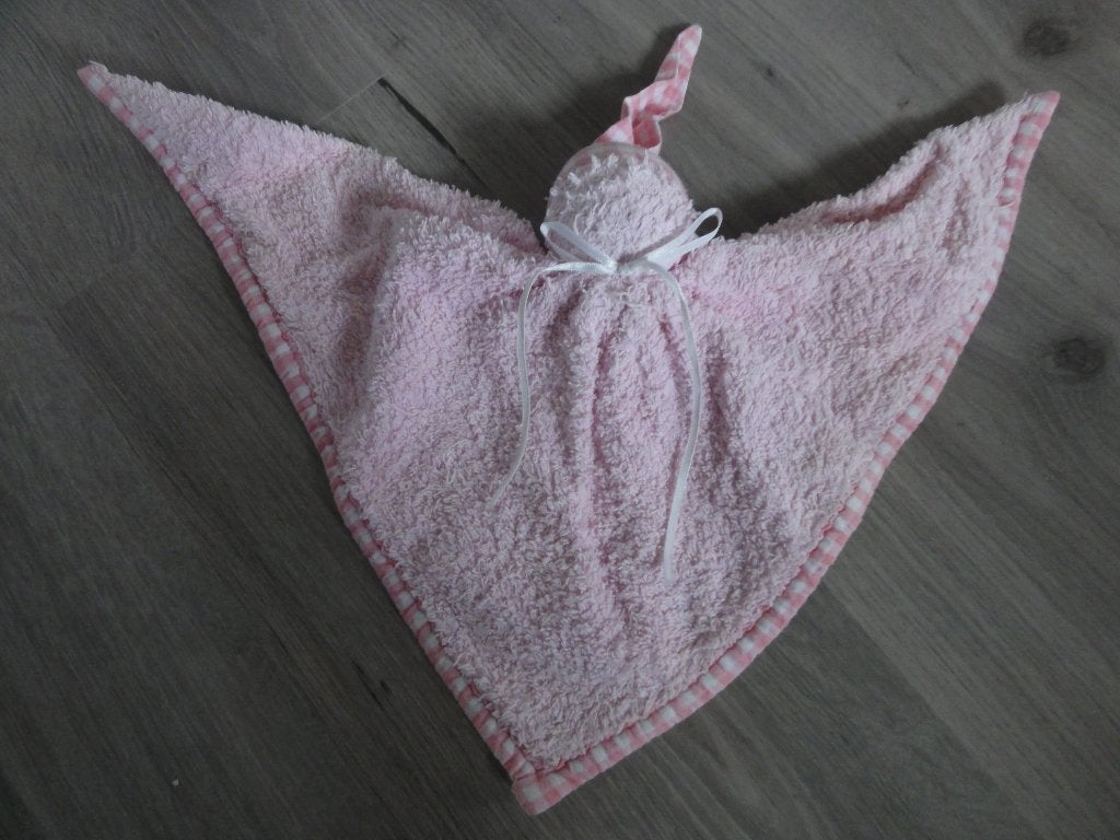 Badstof knuffel tut knuffelpop knuffeldoek voor een meisje, Ophalen of Verzenden, Zo goed als nieuw, Overige typen