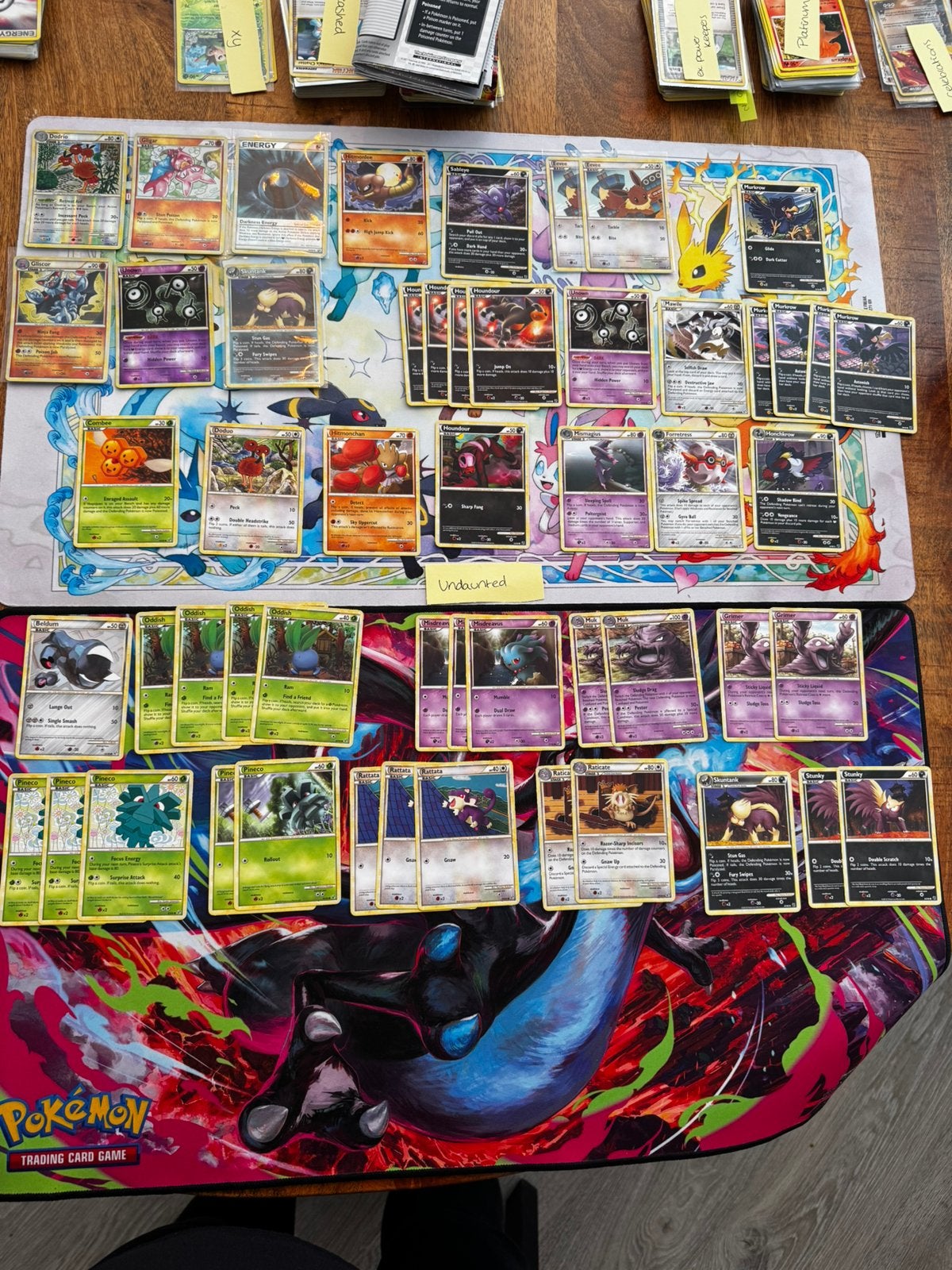 Pokemon Kaarten Undaunted 2010 Vintage, Ophalen of Verzenden, Gebruikt, Meerdere kaarten