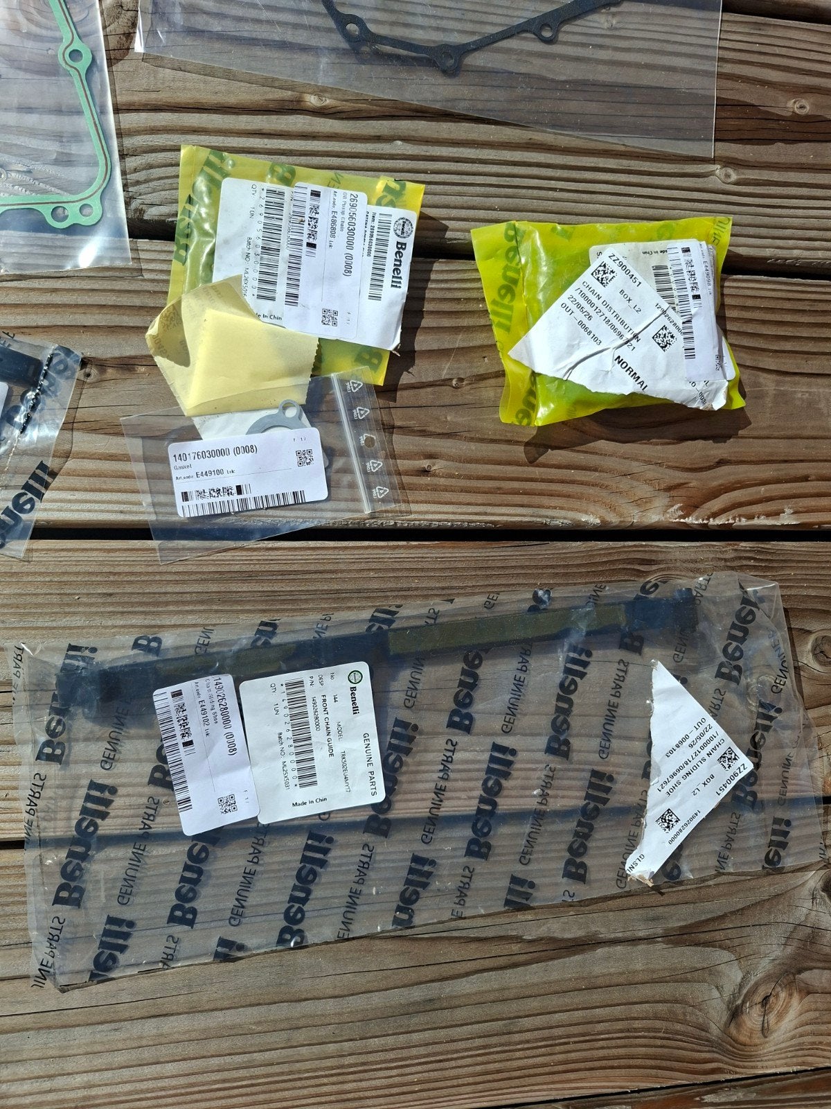 Benelli 502 TRK TRK X / Leoncino onderdelen + valbeugelset, Motoren, Ophalen of Verzenden, Nieuw