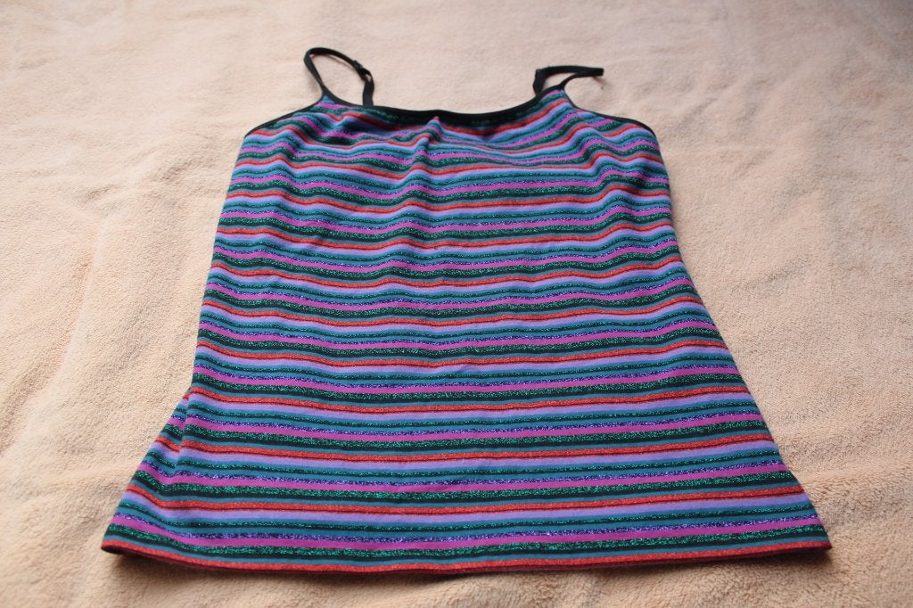 Gestreepte glitter top van Victoria Secret, Kleding | Dames, Zo goed als nieuw, Victoria Secret, Meerkleurig, Verzenden