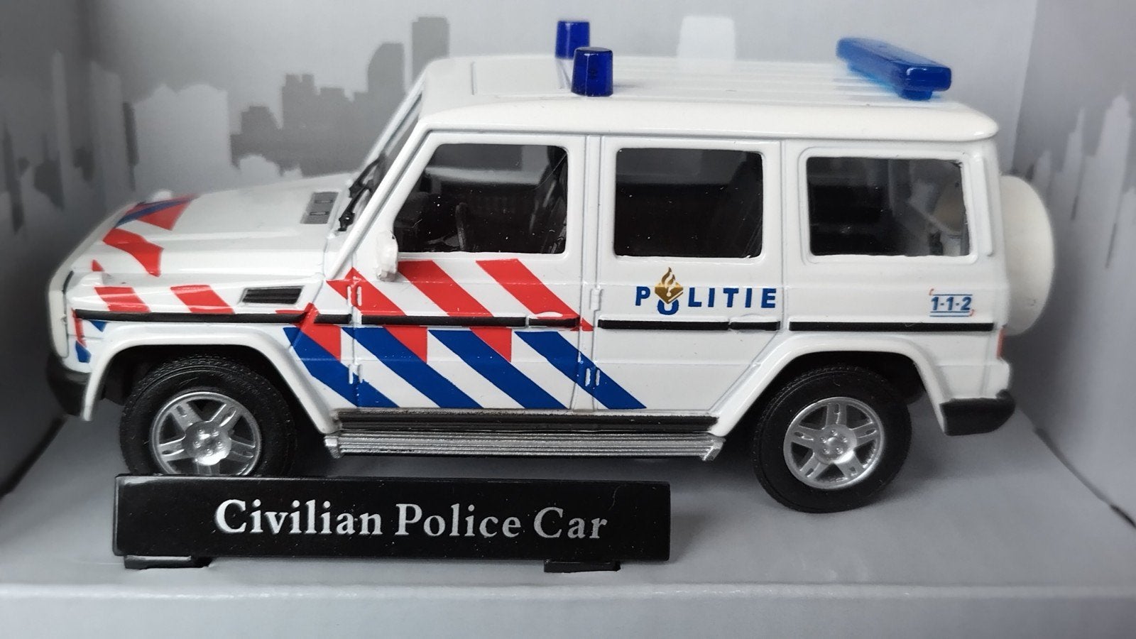 Mercedes Benz G Klasse Politie Nederland 1:43 Newray Pol, Hobby en Vrije tijd, Overige merken, Auto, ., Nieuw