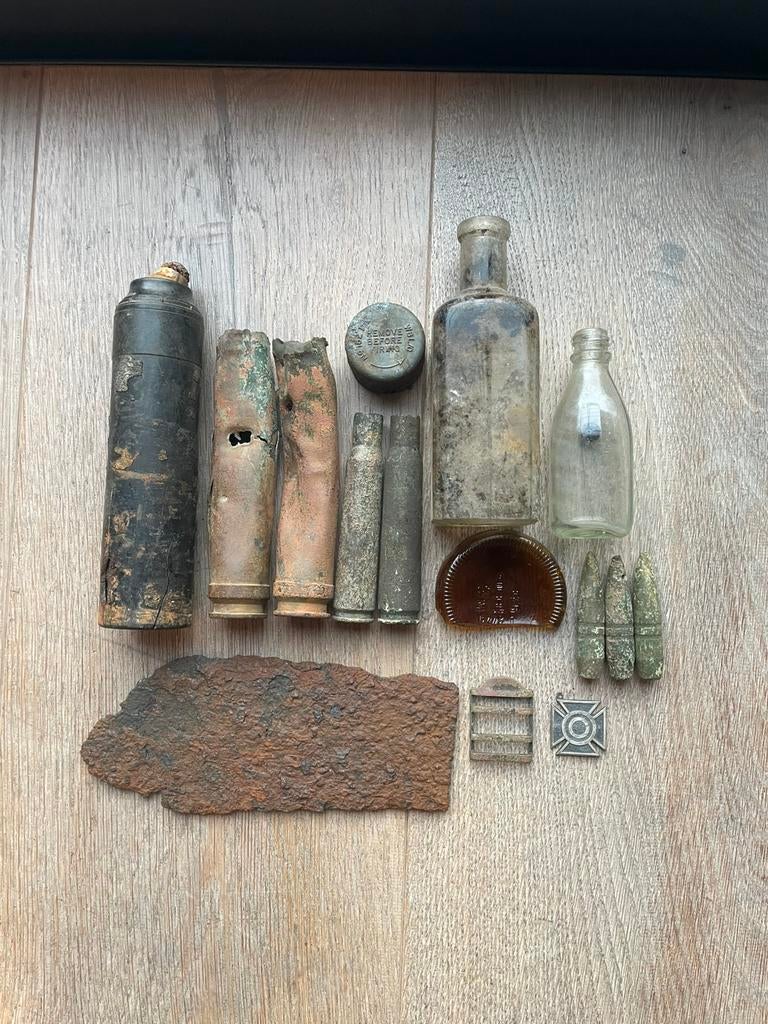 Lot Ww2, Verzamelen, Ophalen of Verzenden, Amerika, Hulzen of Bodemvondsten