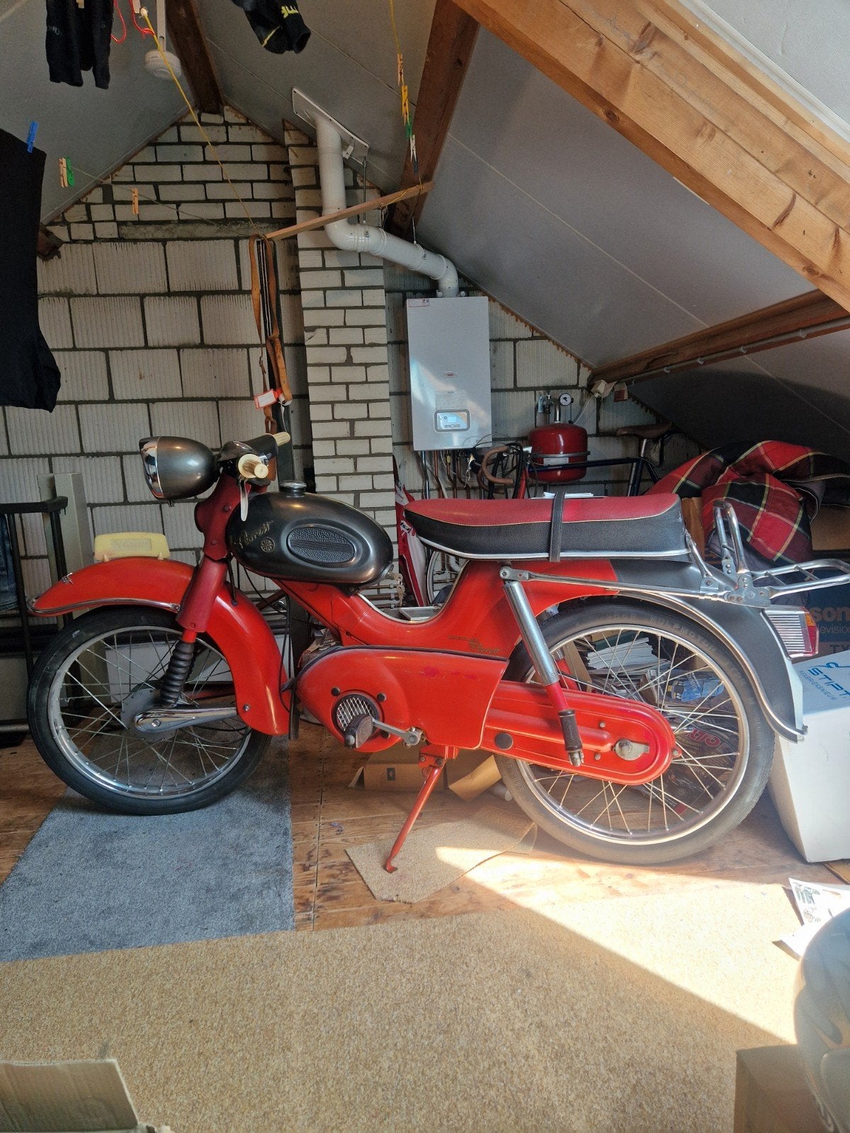 Kreidler eitank 1965 ongerestaureerd/patina, Fietsen en Brommers, Ophalen of Verzenden, Gebruikt