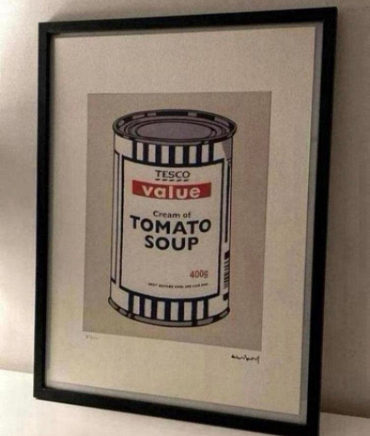 BANKSY : lithografie met certificaat, Ophalen of Verzenden