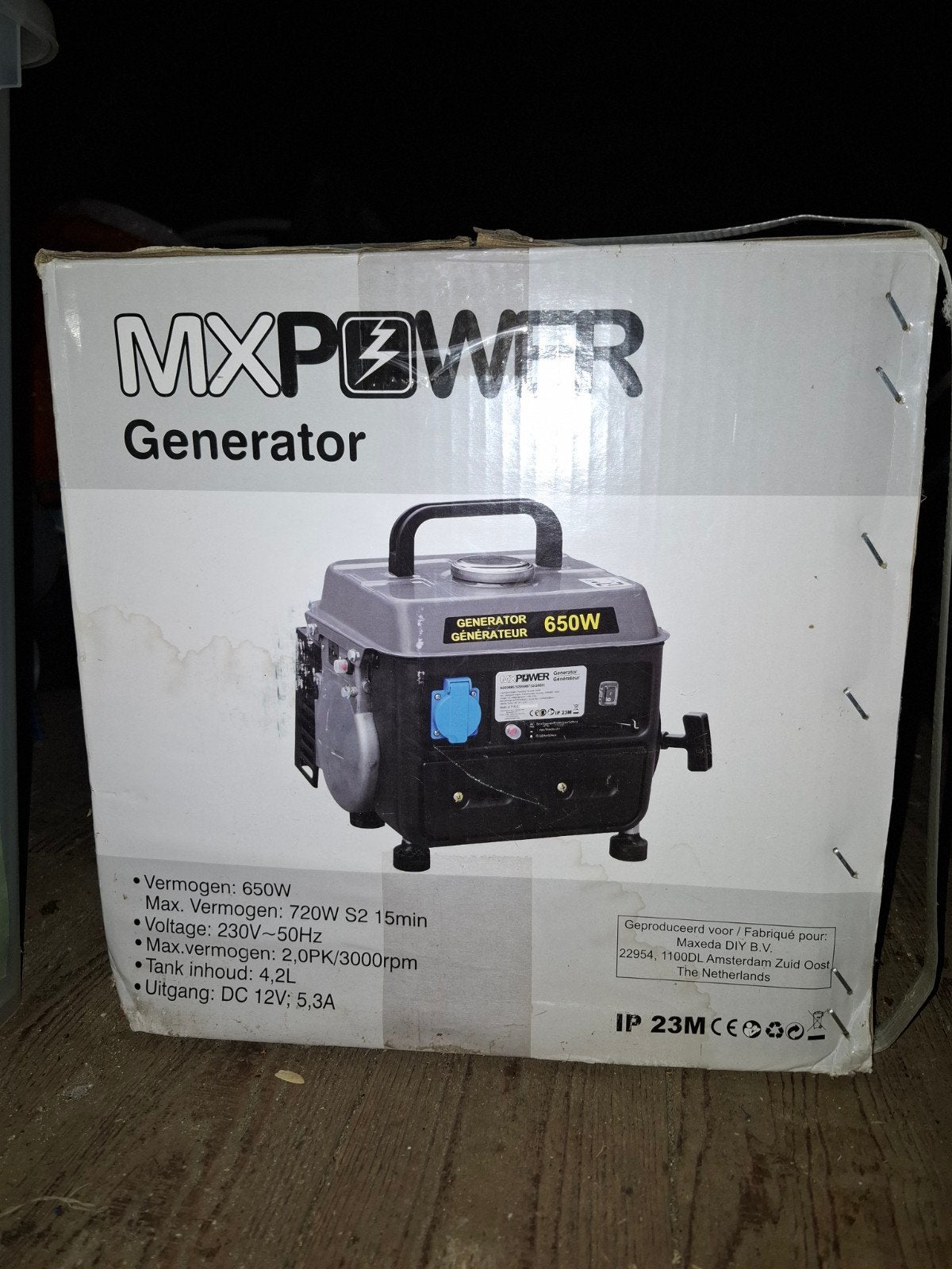 Generator 650 W, Ophalen, Nieuw