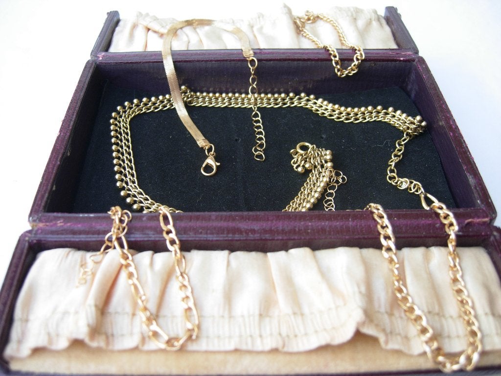 LOT DOUBLÉ, Sieraden, Tassen en Uiterlijk, Verzenden, Overige materialen, Overige typen, Verguld