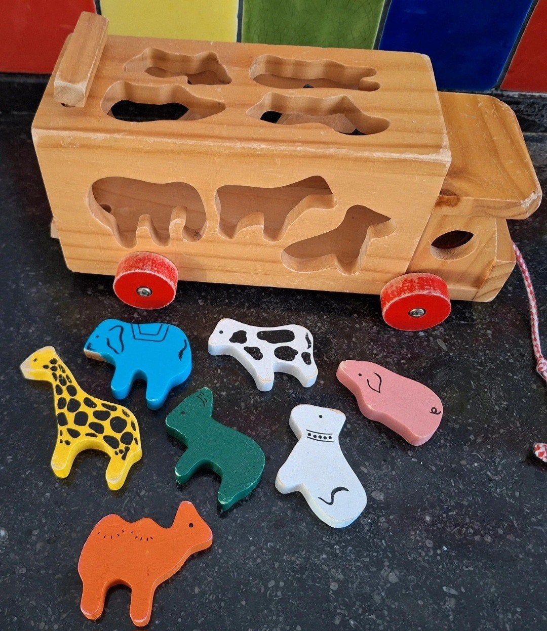 Houten speelgoed, Ophalen of Verzenden, Gebruikt, Overige typen