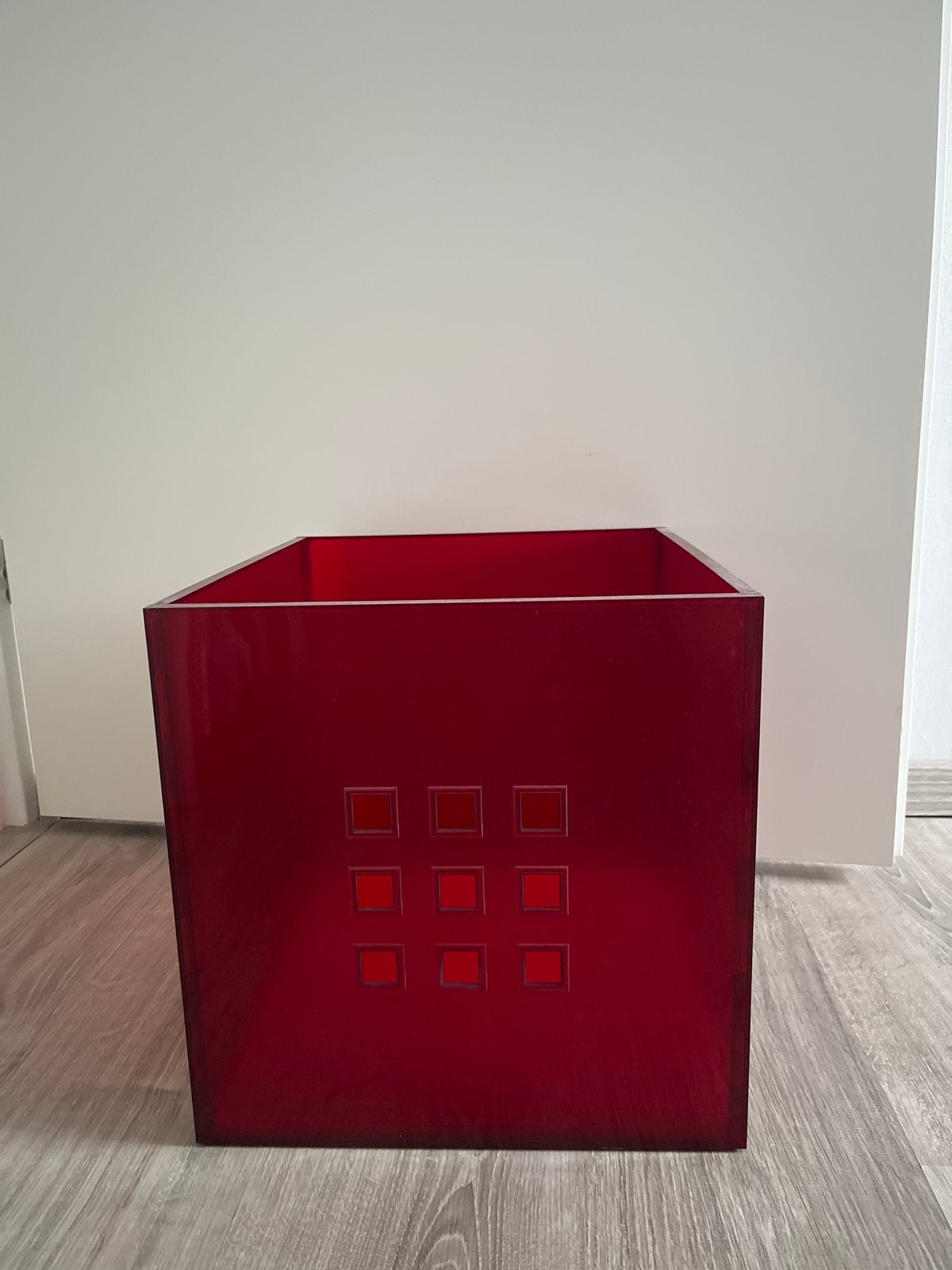 Rode Kallax kastinzet van IKEA, Huis en Inrichting, Ophalen of Verzenden, Zo goed als nieuw, Rood, Kunststof