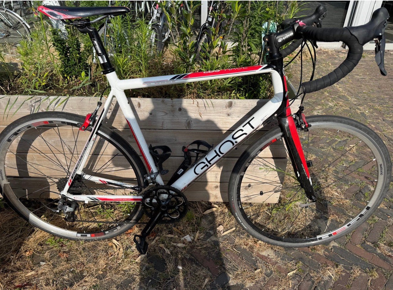 Racefiets ghost 59cm alu ultegra, Aluminium, Zo goed als nieuw, 57 tot 61 cm, Meer dan 20 versnellingen