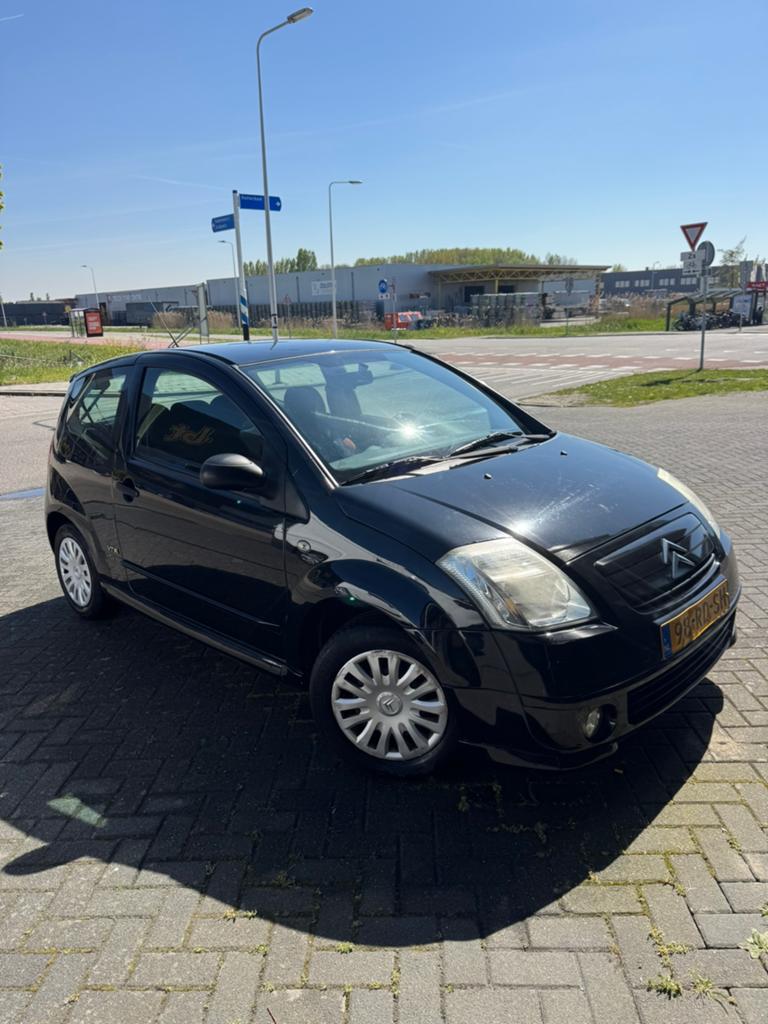 Citroën C2 1.1 I 2005 Zwart, Auto's, Citroën, Particulier, C2, Benzine, B, Hatchback, Handgeschakeld, Origineel Nederlands, Zwart