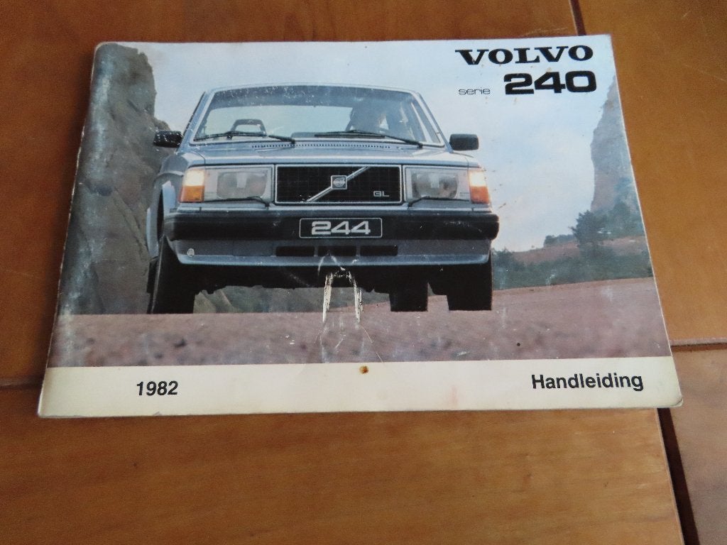 Instructieboek Volvo 240, 240 stationcar, 240 Turbo 1981, Ophalen of Verzenden