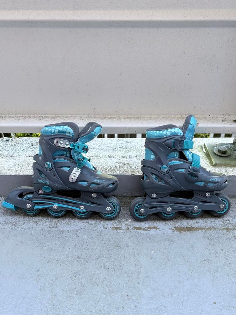 Amigo verstelbare inline skates, maat 30-33, gebruikt, Ophalen of Verzenden, Gebruikt, Overige merken