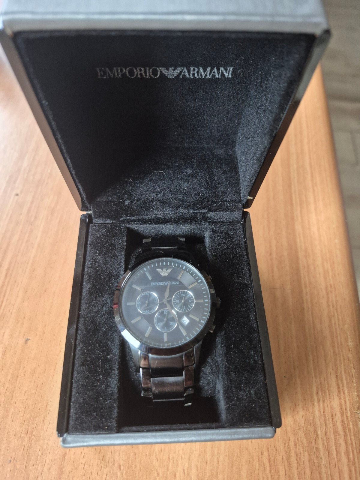 Emporio Armani AR2453 herenhorloge, Overige merken, Staal, Gebruikt, Staal