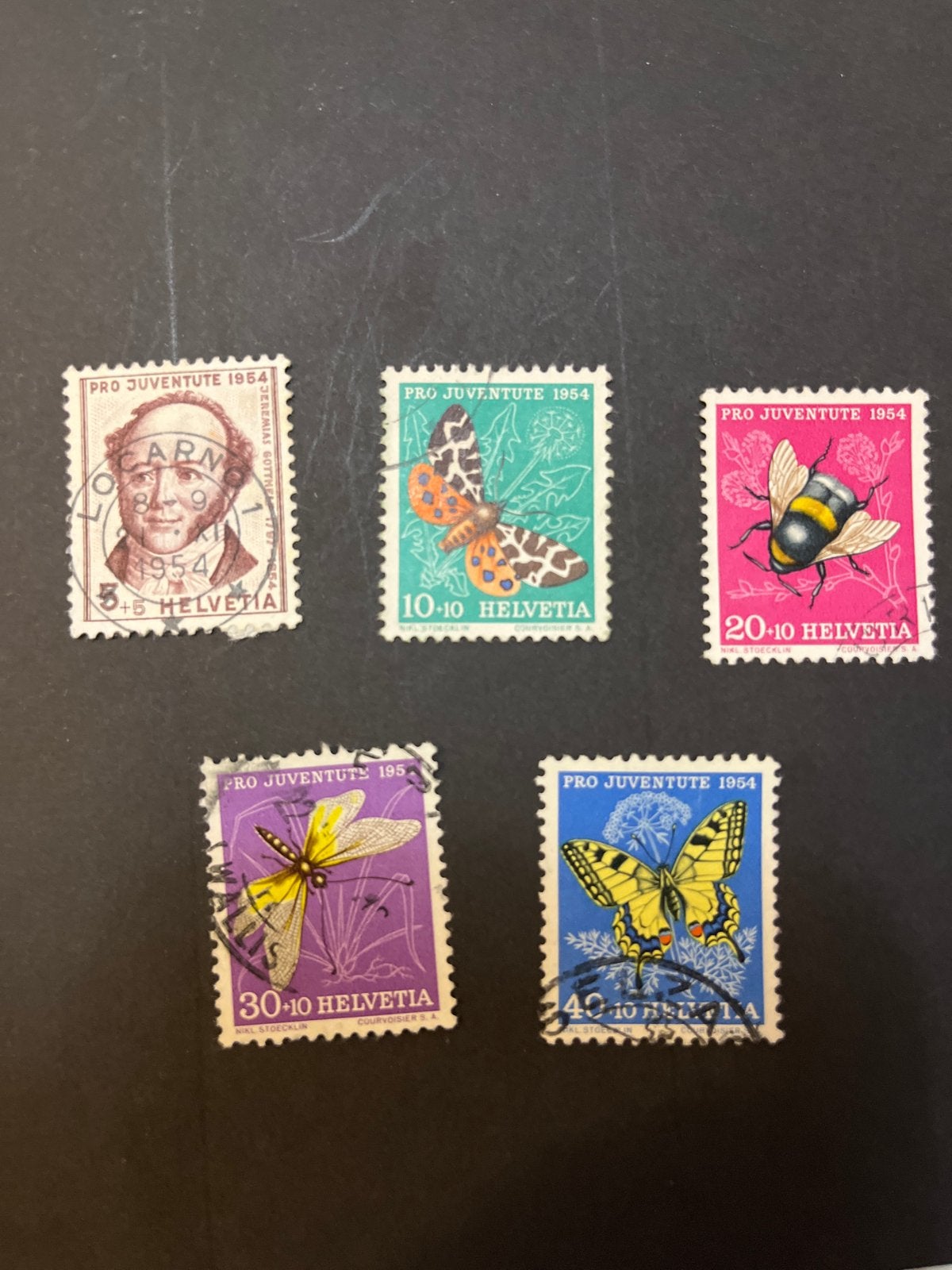 ProbJuventute 1954 compleet gestempeld, Postzegels en Munten, Ophalen of Verzenden, Gestempeld