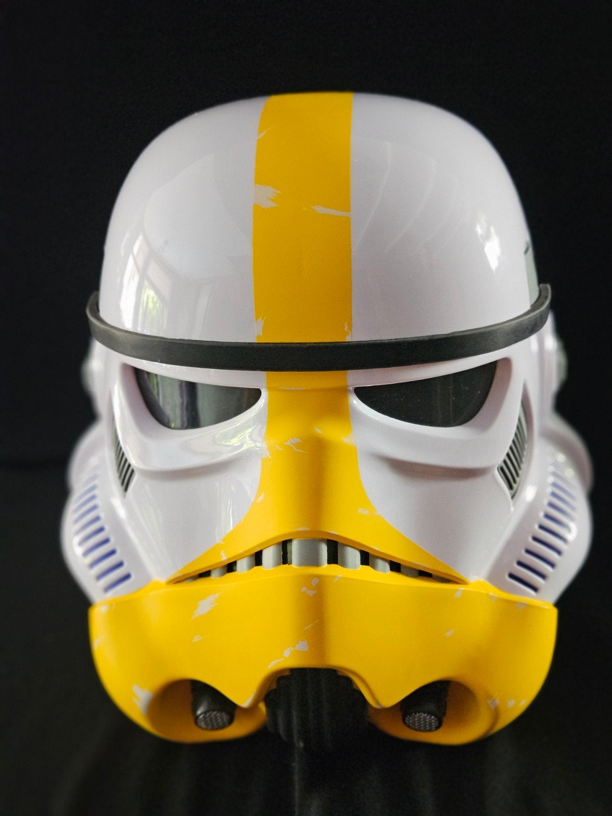 Star Wars Black Series Helm Mandalorian Artillery  125,-, Ophalen of Verzenden, Zo goed als nieuw, Actiefiguurtje